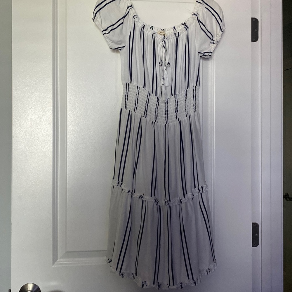 white summer dress